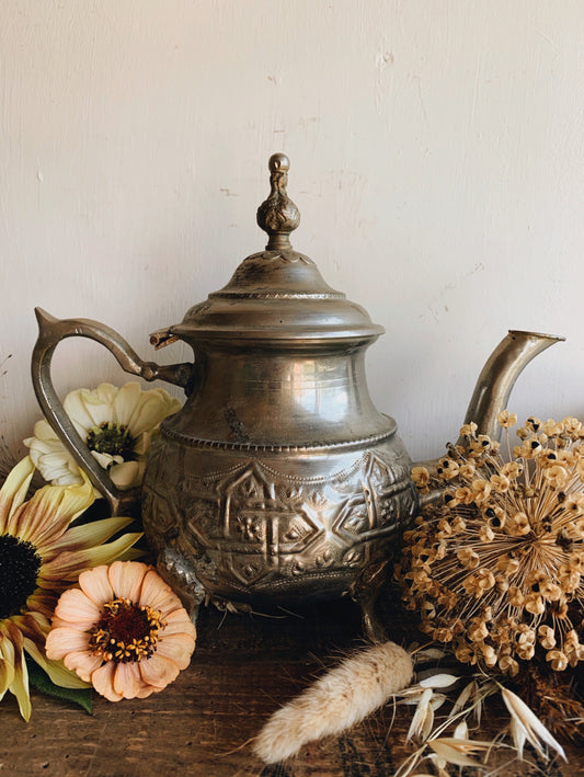 Vintage Silver (plated) Decorative Coffee/Tea Pot