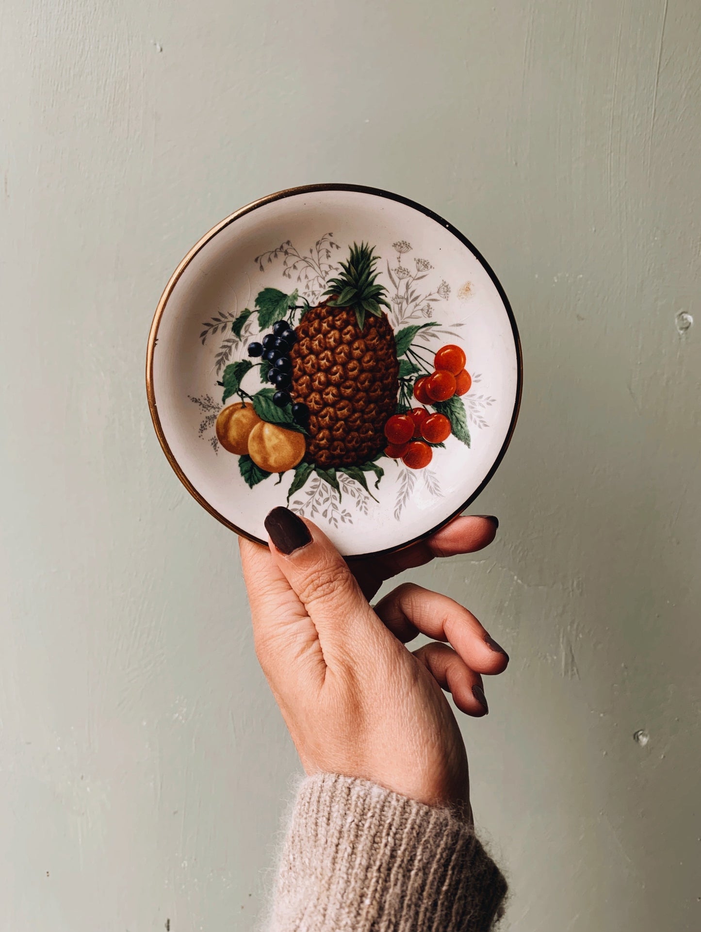 Vintage Fruits & Floral Wall Plates (sold separately)