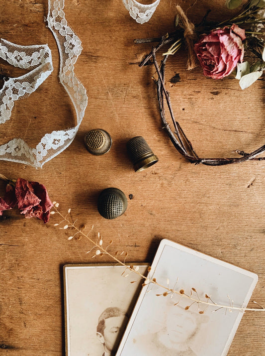 Three Vintage Thimbles