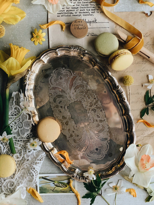 Vintage Silver Tray