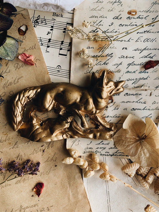 Vintage Fox Ornament