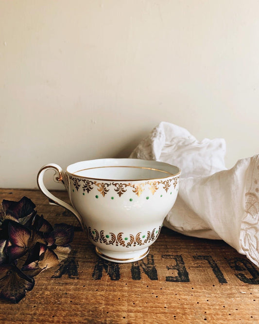 Antique Bone China Decorative Cup