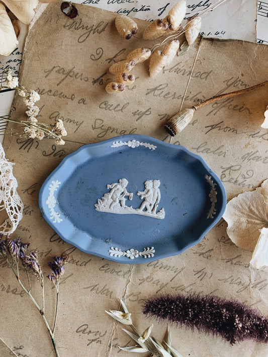 Vintage Wedgwood Blue Dish
