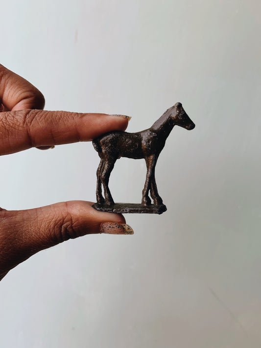Vintage Lead Horse