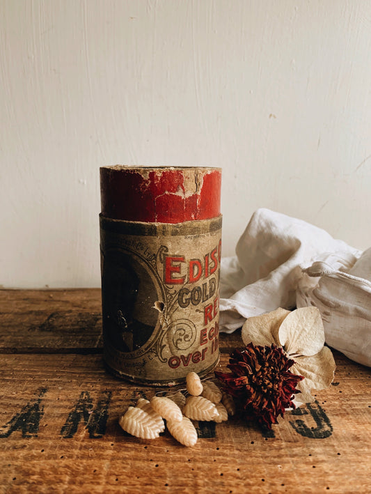 Vintage Phonograph Cylinder Records Caseload