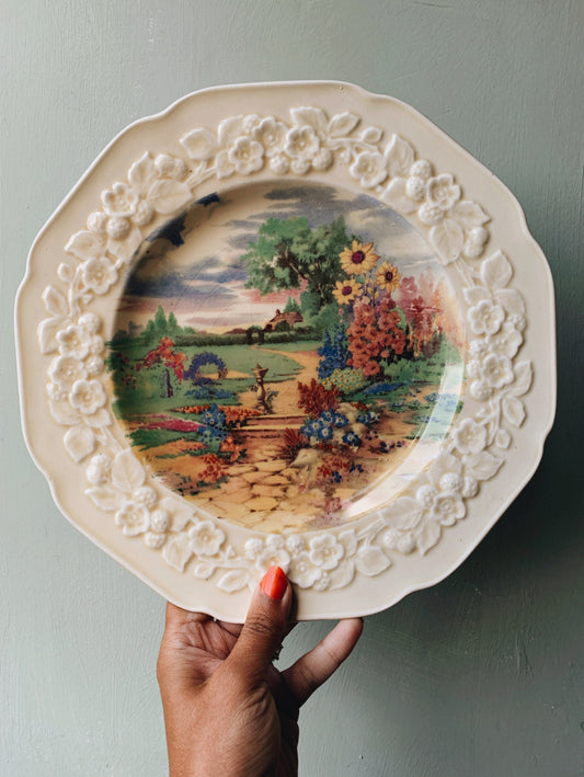 Vintage Crown Ducal Gainsborough Decorative Plate