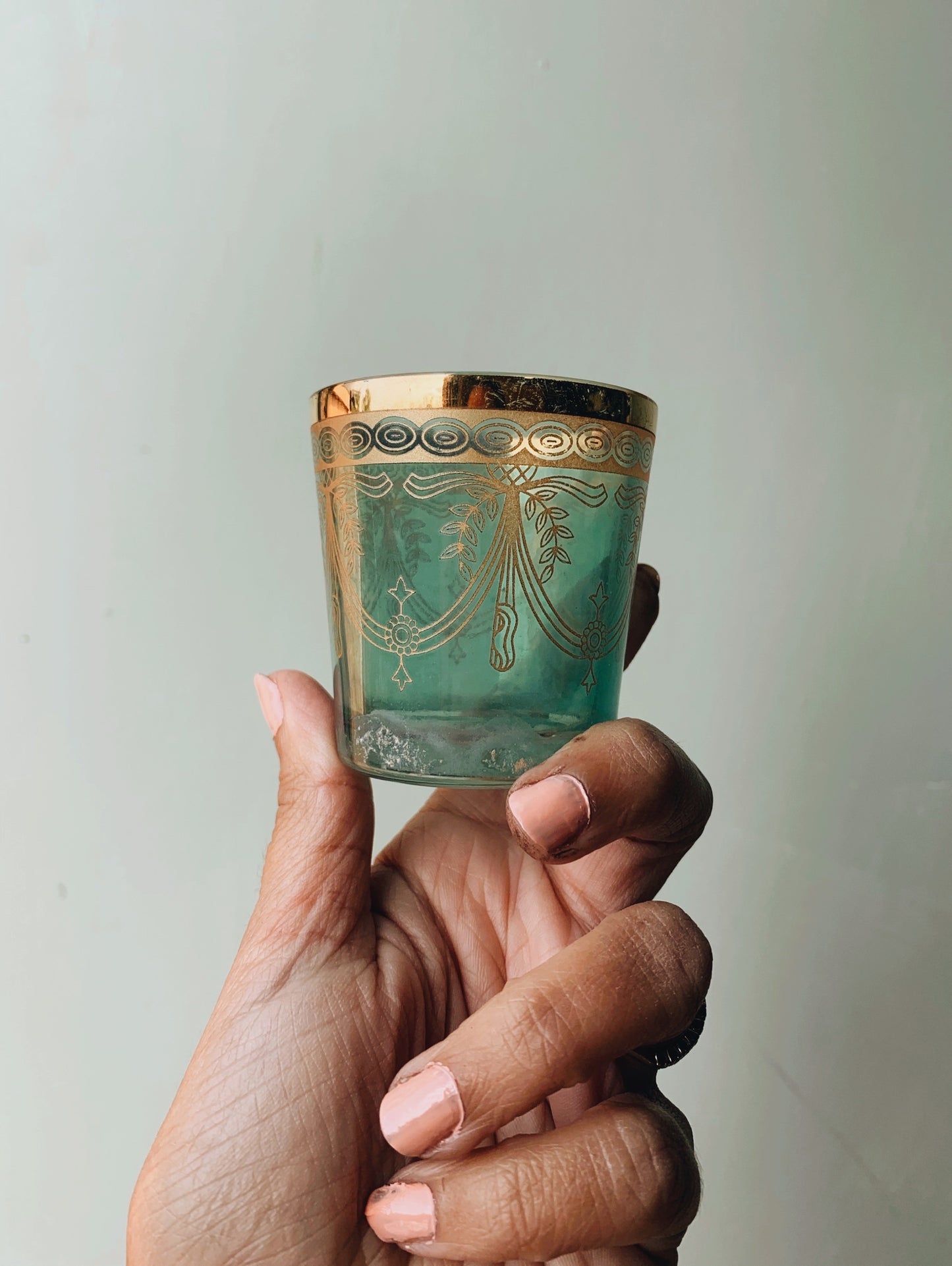 Vintage Decorative Glass Accessorising Cups