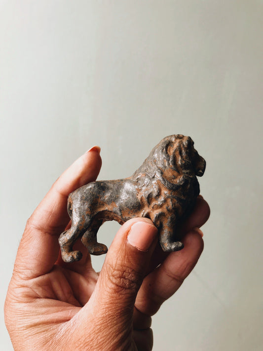 Vintage Lead Lion