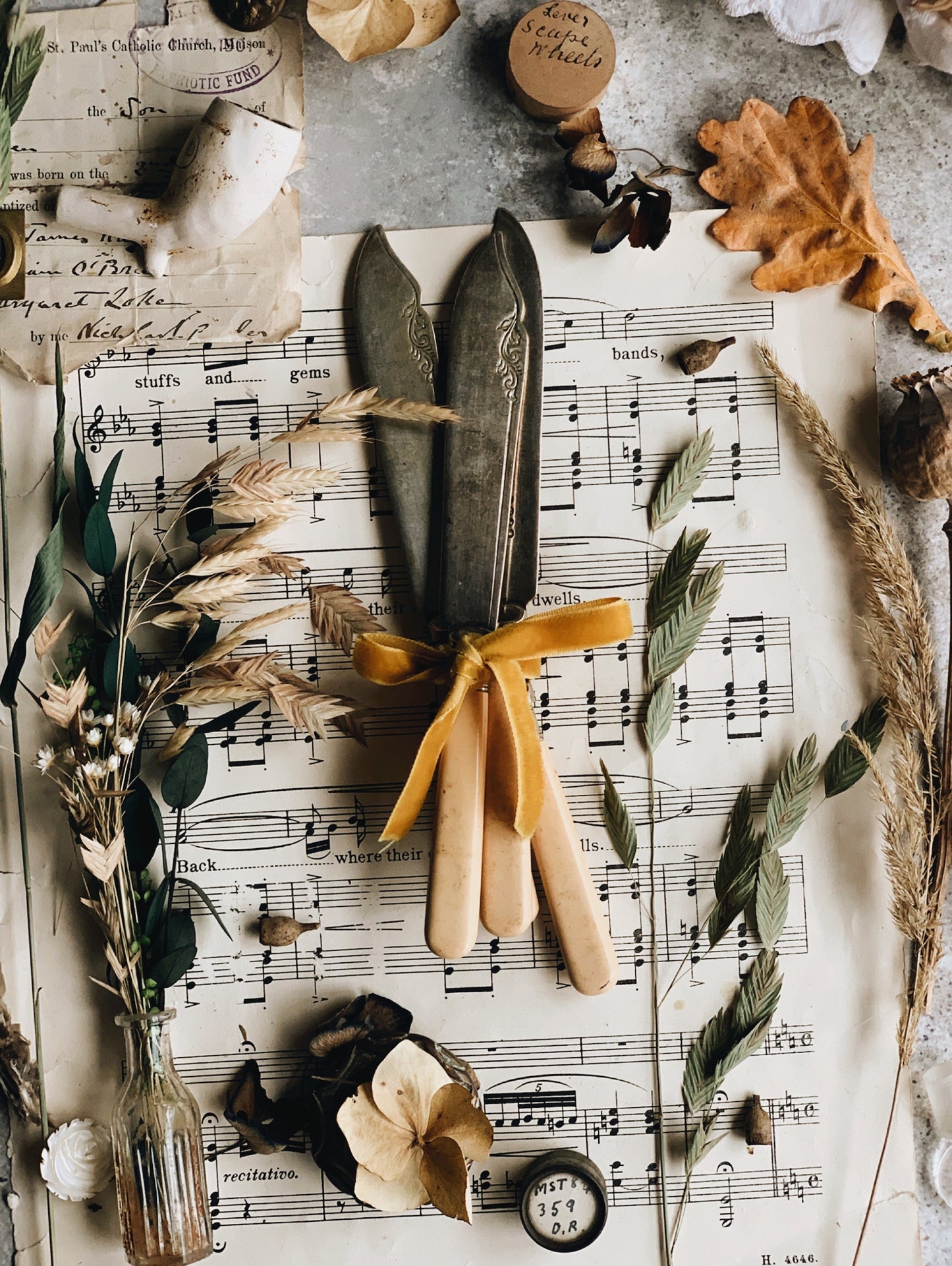 Four Antique Knives
