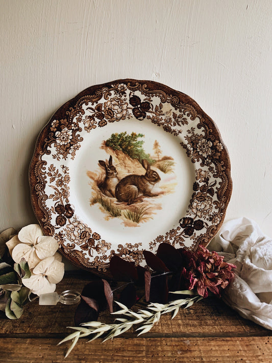 Vintage Royal Worcester ~ Rabbit Plate