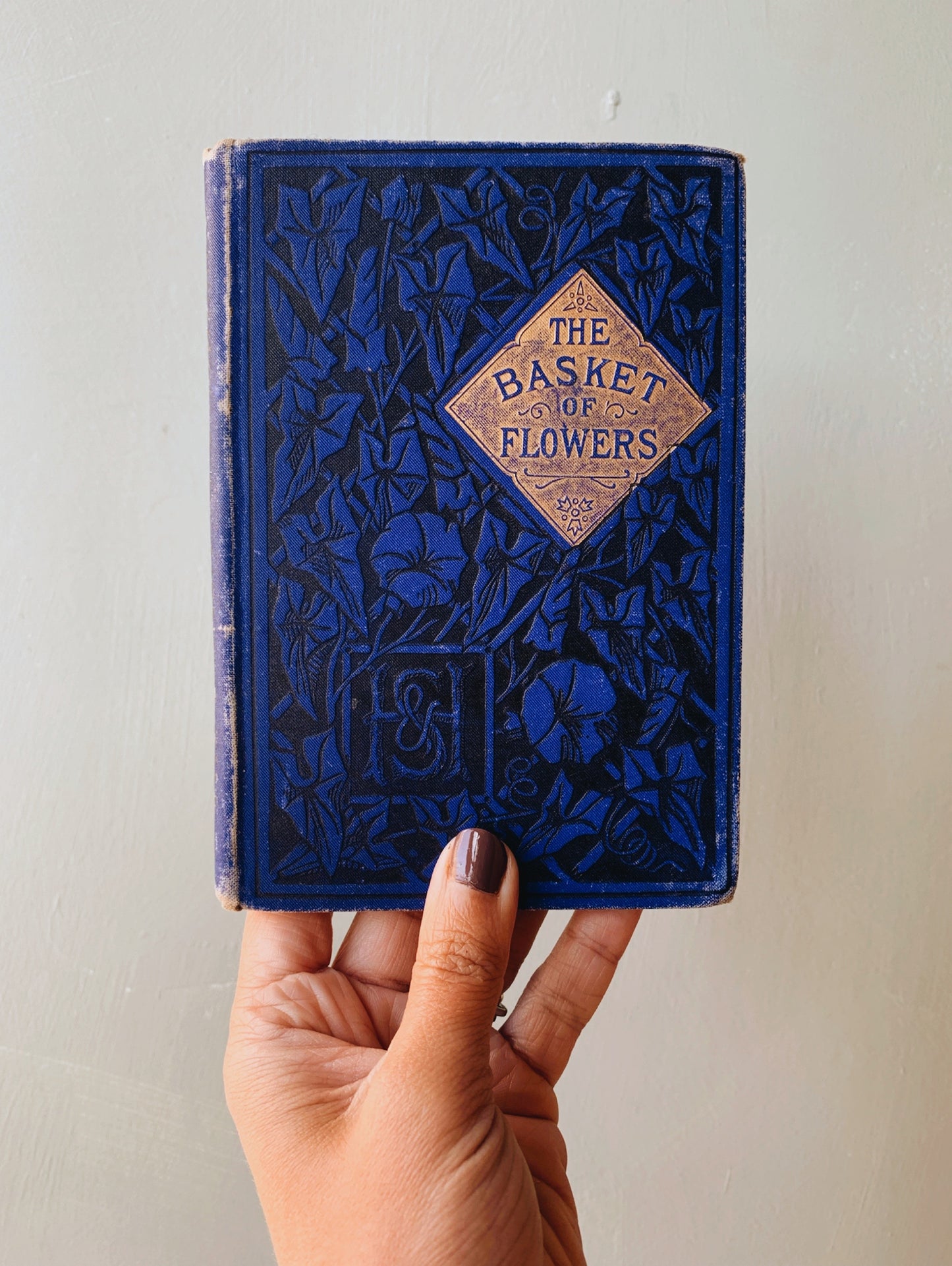 Antique “The Basket of Flowers” Book (Houston & Sons London)