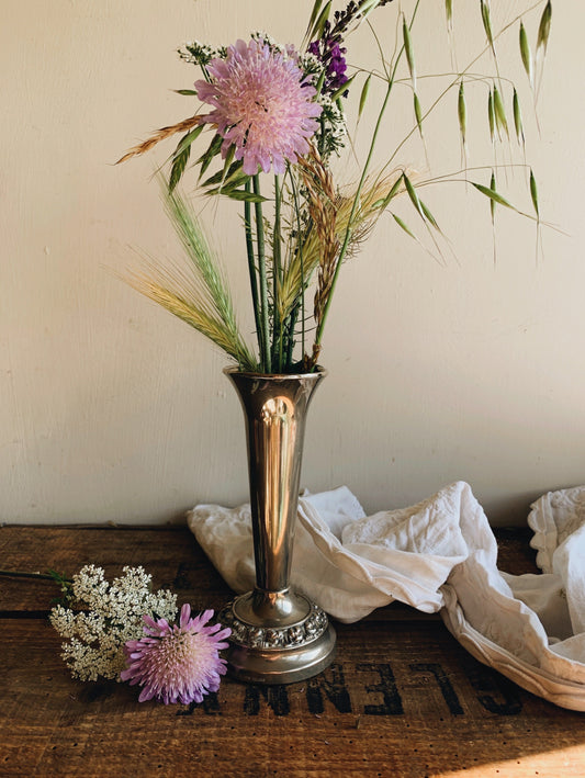 Vintage Silver (plated) Decorative Vase (sold separately)