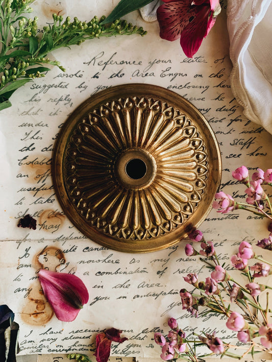 Vintage Decorative Brass Accessory (base)