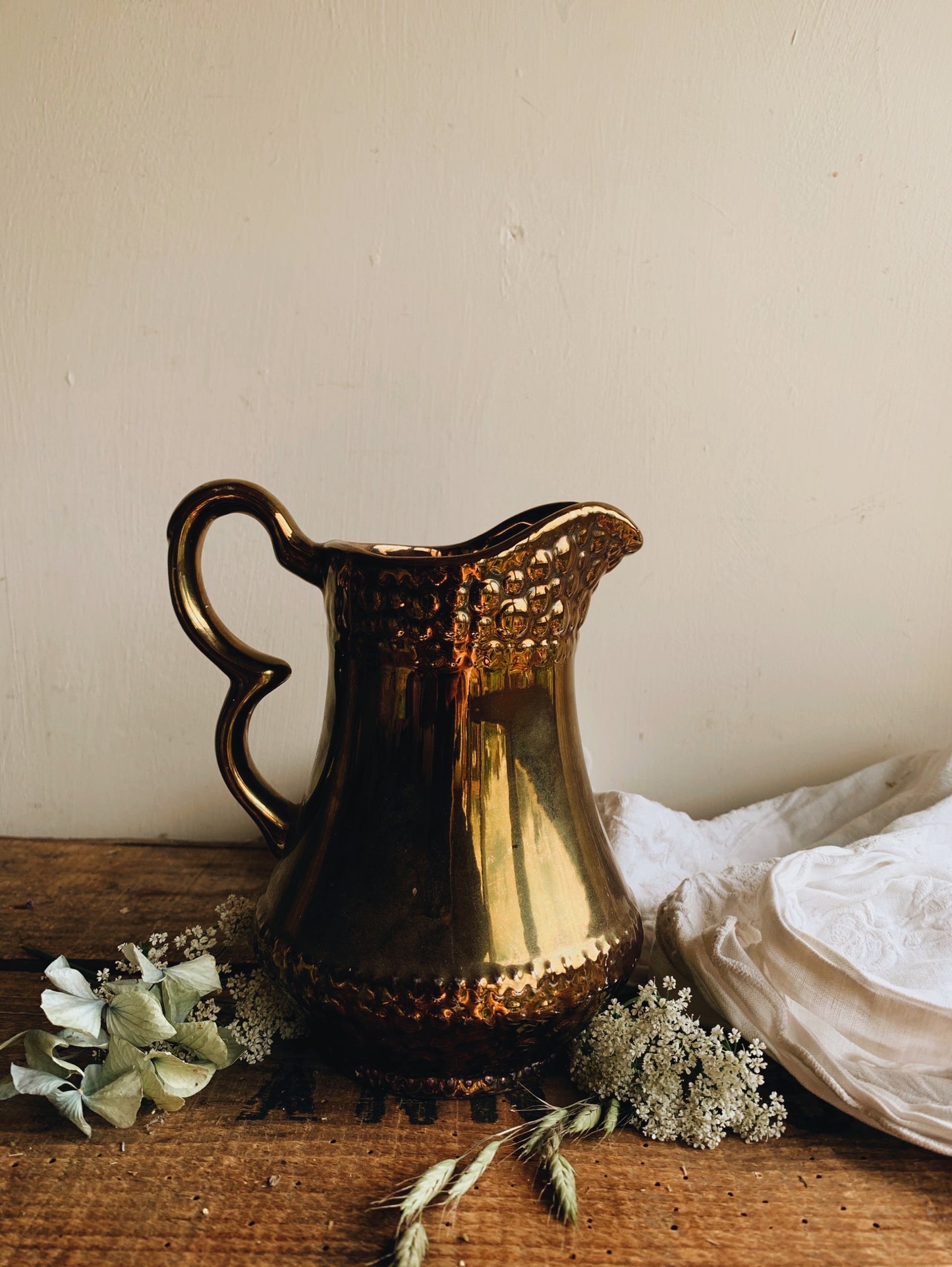 Vintage Old Crown Jug / Vase