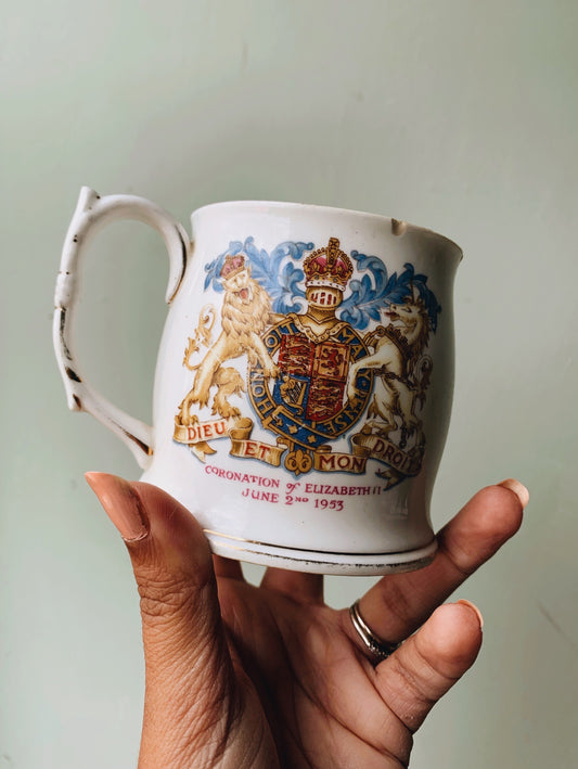 Antique 1953 Coronation Cup