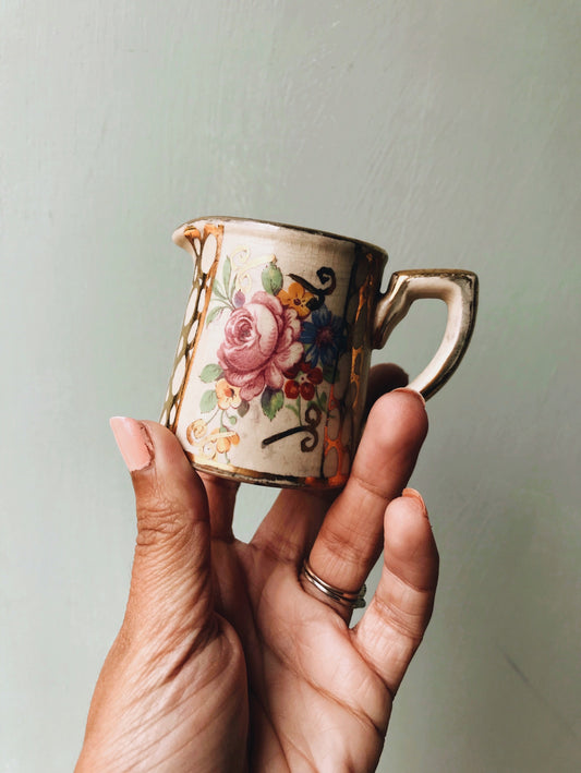 Antique Floral Jug