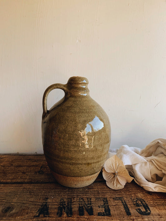 Rustic Two Tone French Pitcher