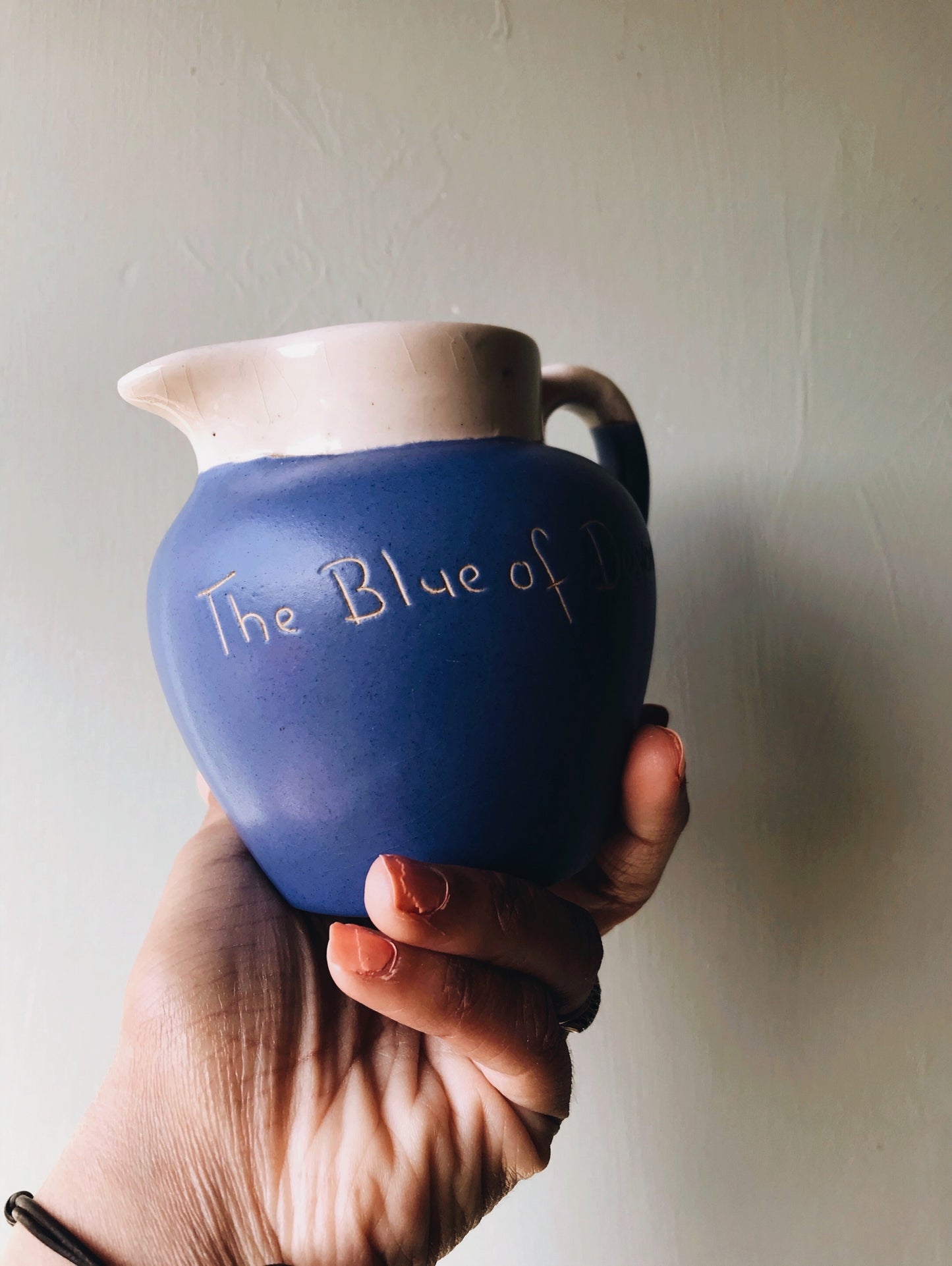 Vintage “the blue of Devon” Jug