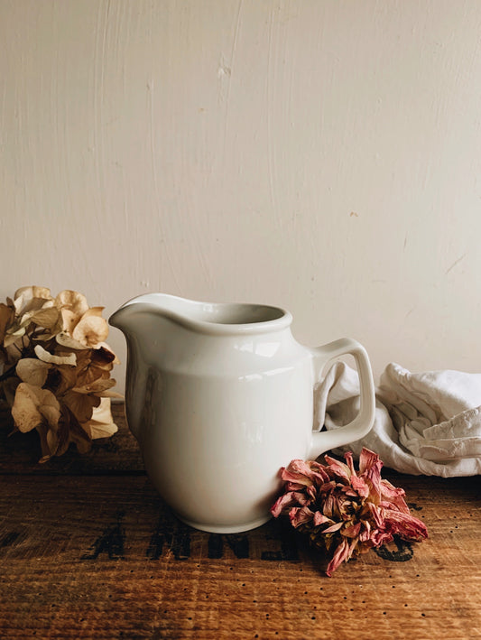 Mid Century White Jug