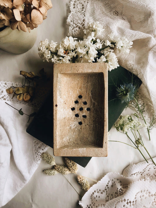 Vintage Wooden Soap Dish