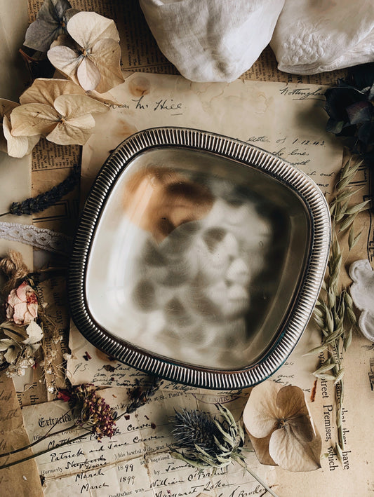 Silver Plated Dish ~ WMF with detailing