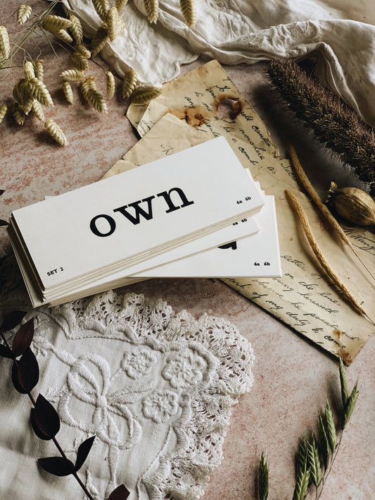 70+ Vintage Word Cards