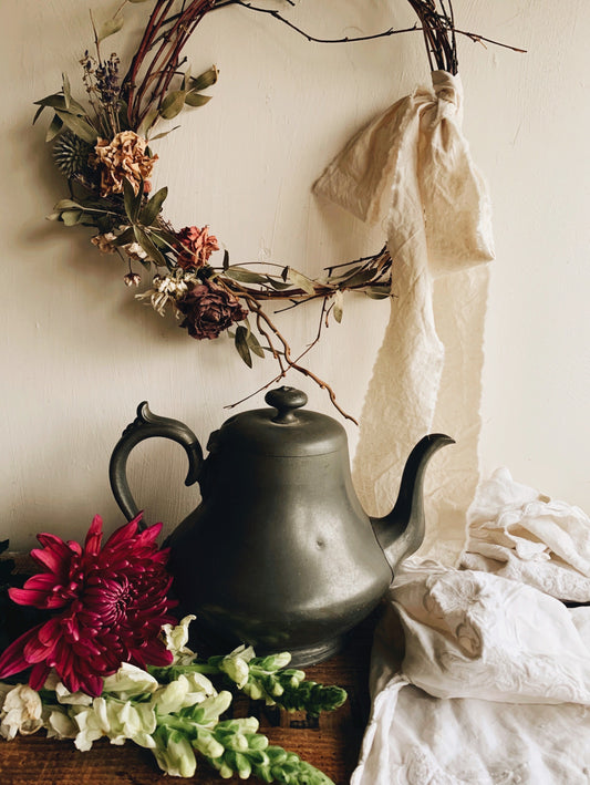 Vintage Pewter Teapot