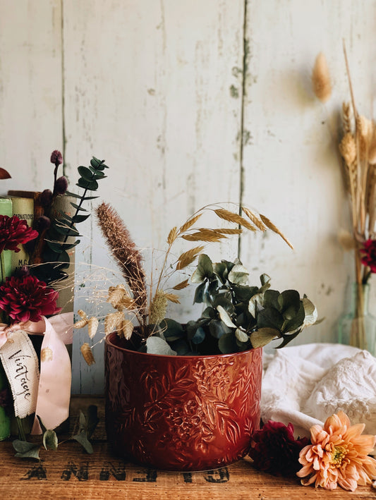 Vintage Relief Planter