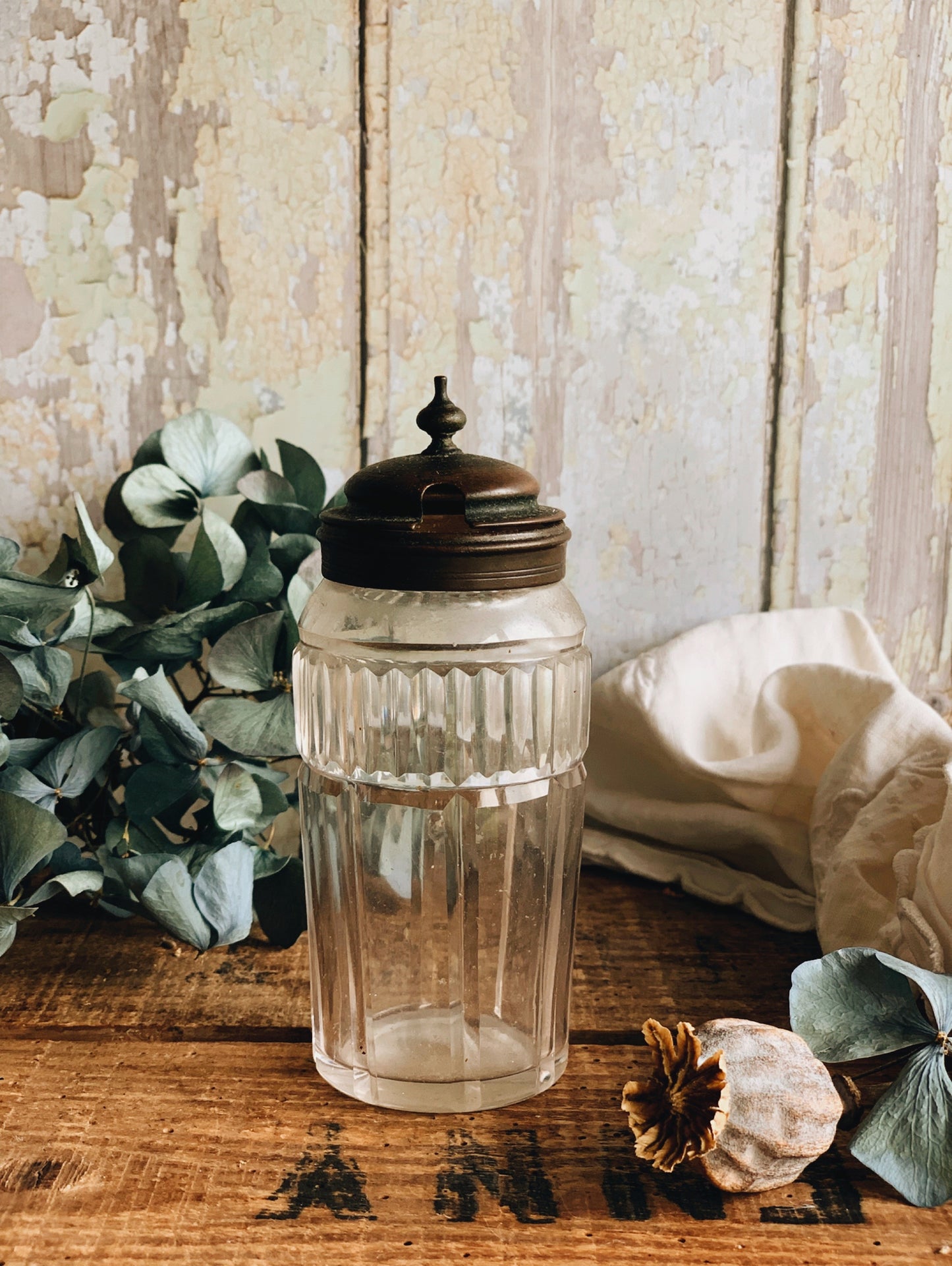 Vintage (rustic) Glass Pot