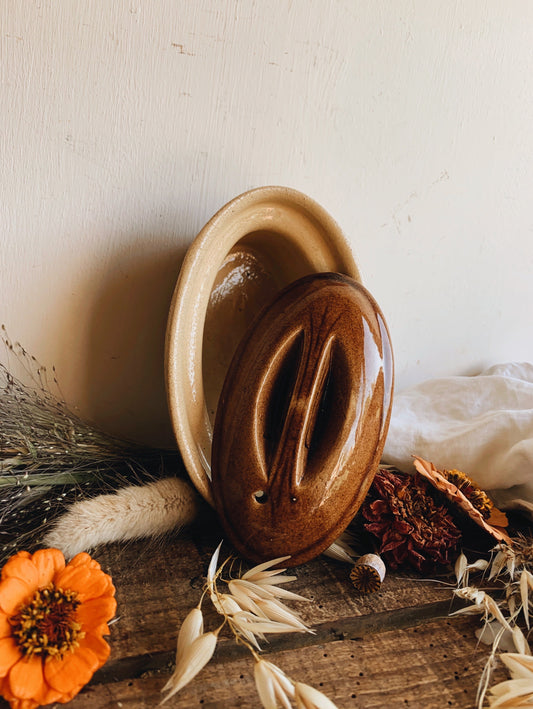 Vintage Rustic Rabbit Dish