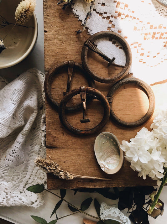Four Antique Handles