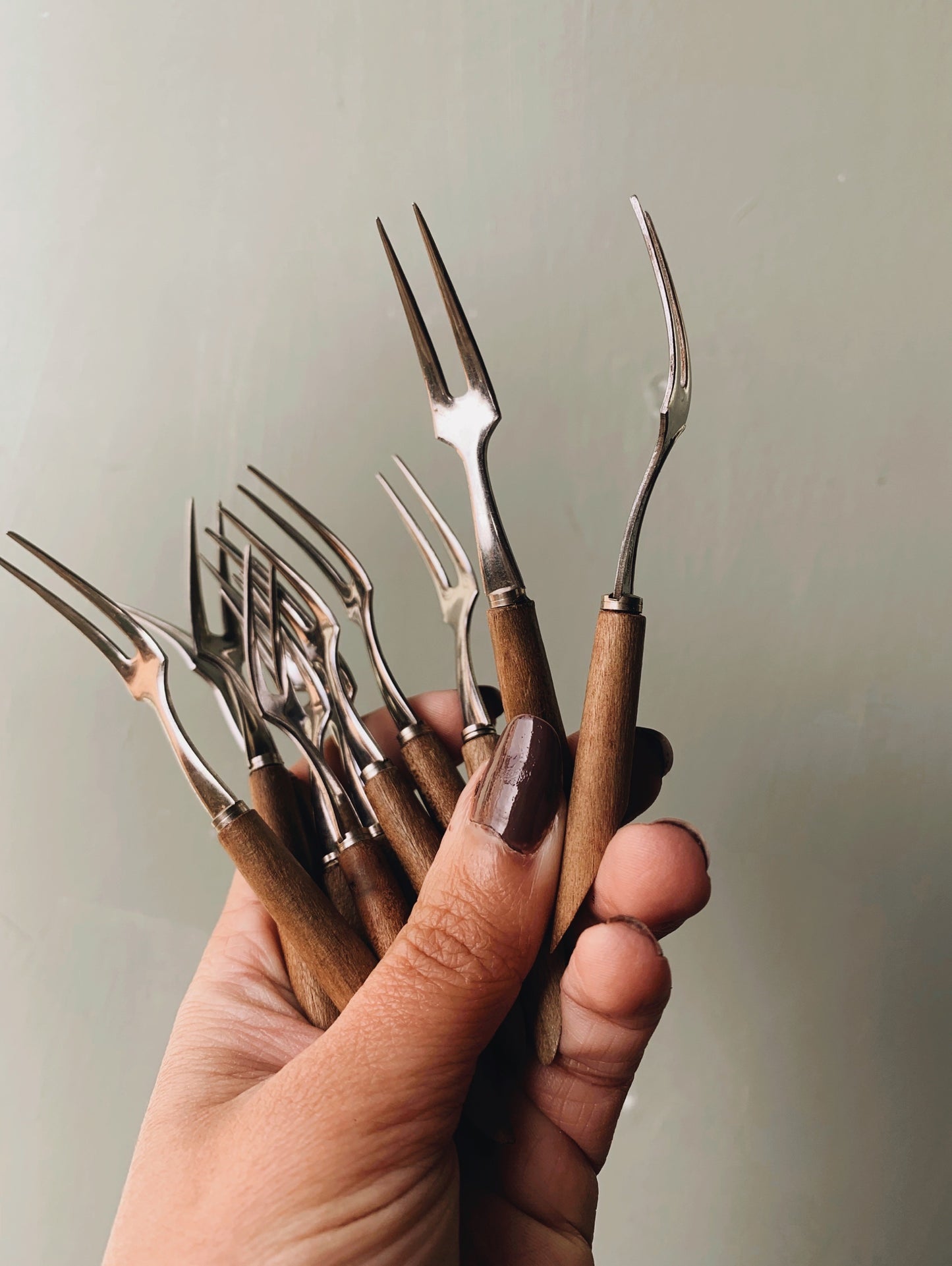 Rustic wooden Cocktail Forks (sold separately)