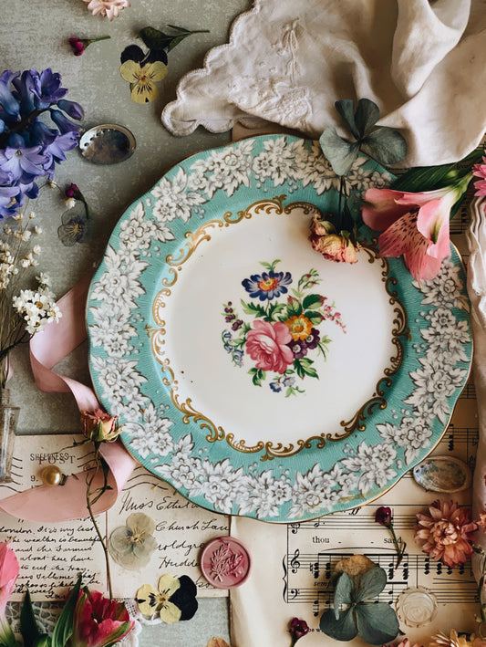 Antique Royal Albert Rose Plate