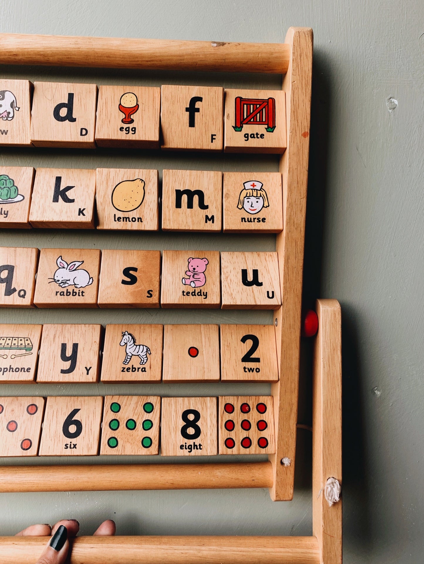 Wooden Activity Board / Letters / Illustrations & Numbers  (UK shipping only)