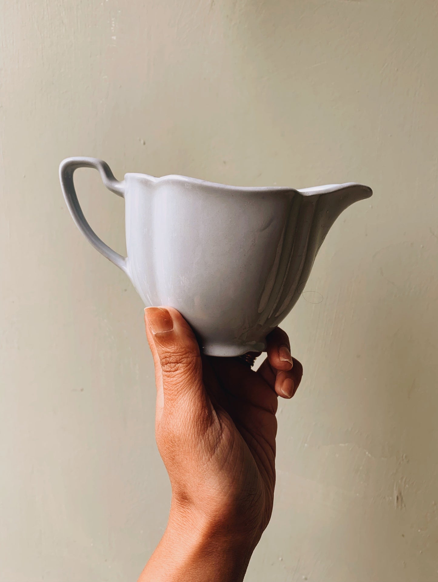Vintage Blue Milk Jug