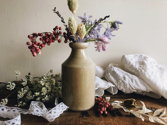 Early 1900’s Stoneware Pot - Stone & Sage 