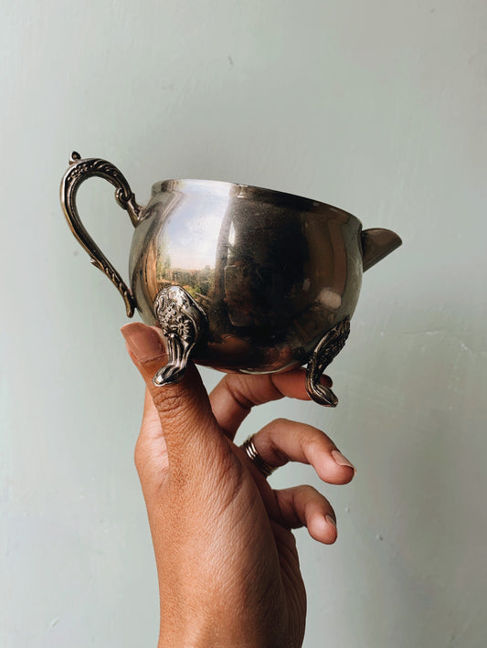 Vintage Silver Decorative Milk Jug