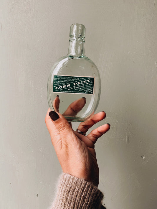 Antique Corn Paint Bottle