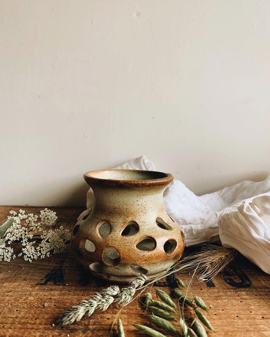 Rustic Tea-light Pot
