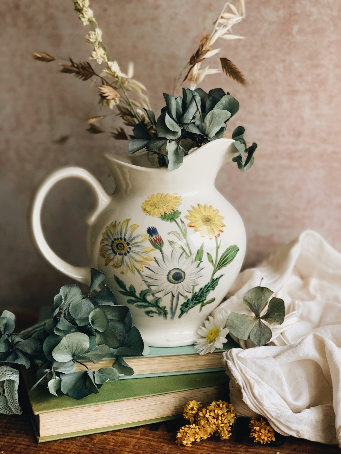 Vintage Floral Jug