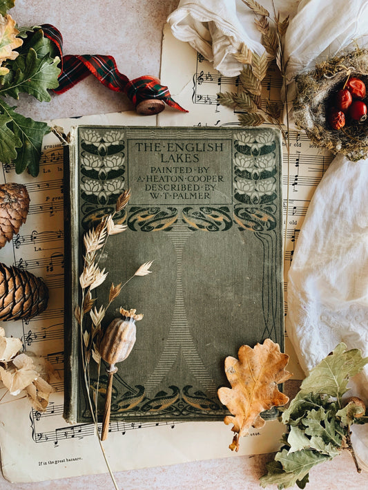Antique Book “The English Lakes” 1908 by Cooper & Palmer