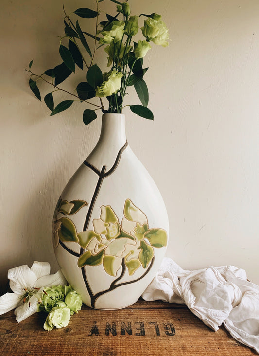 Large French Floral Vase (UK shipping only)