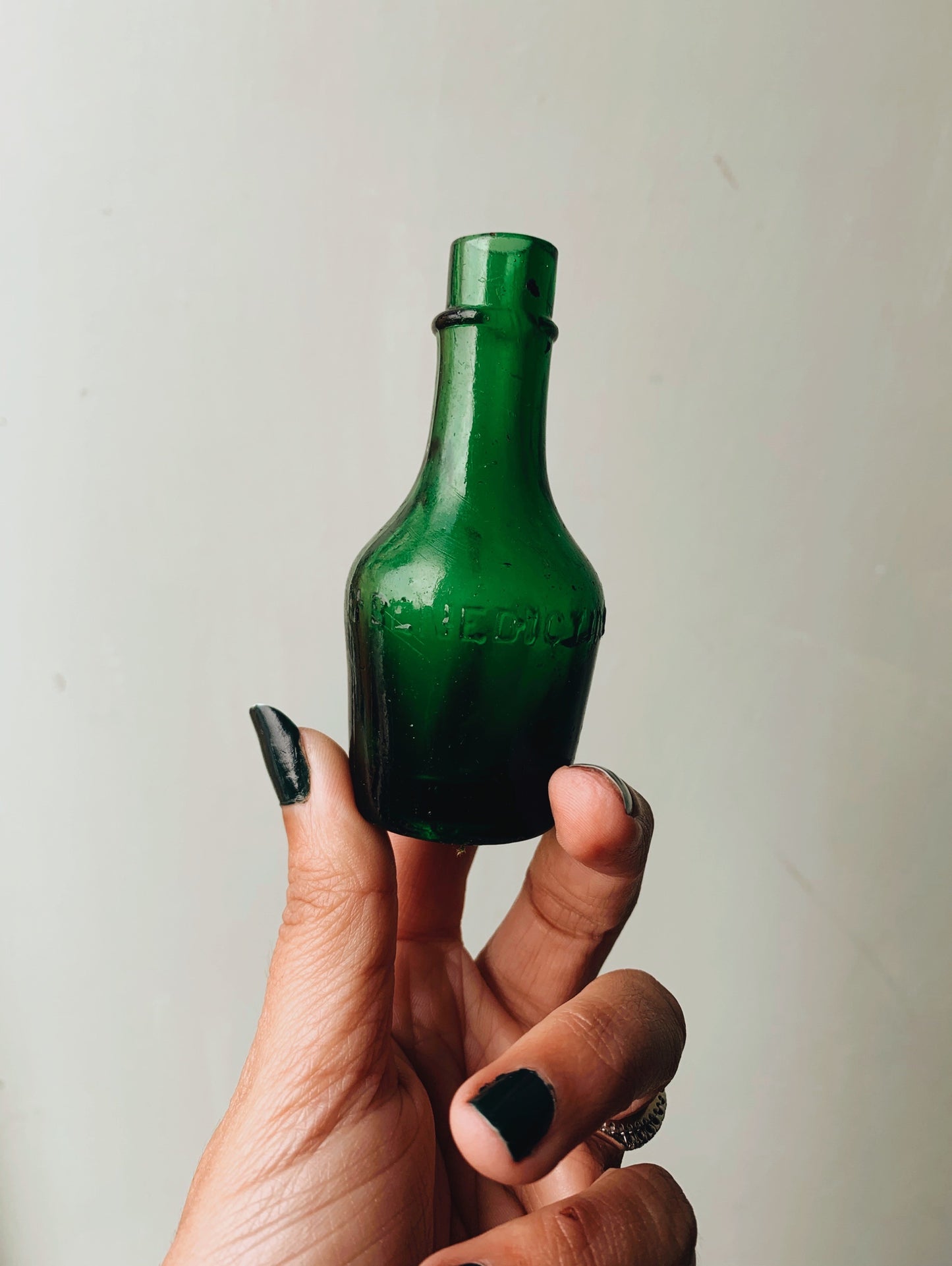 Vintage Benedictine Green Bottle
