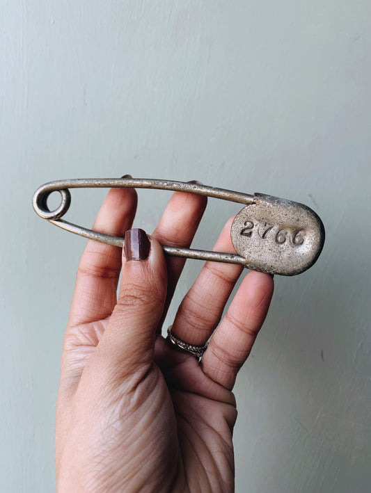 Large Antique Safety Pin