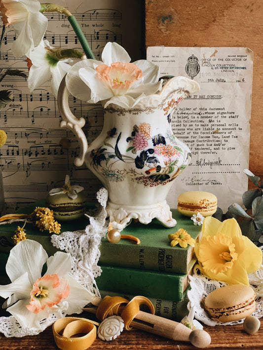 Antique Victorian Floral Jug