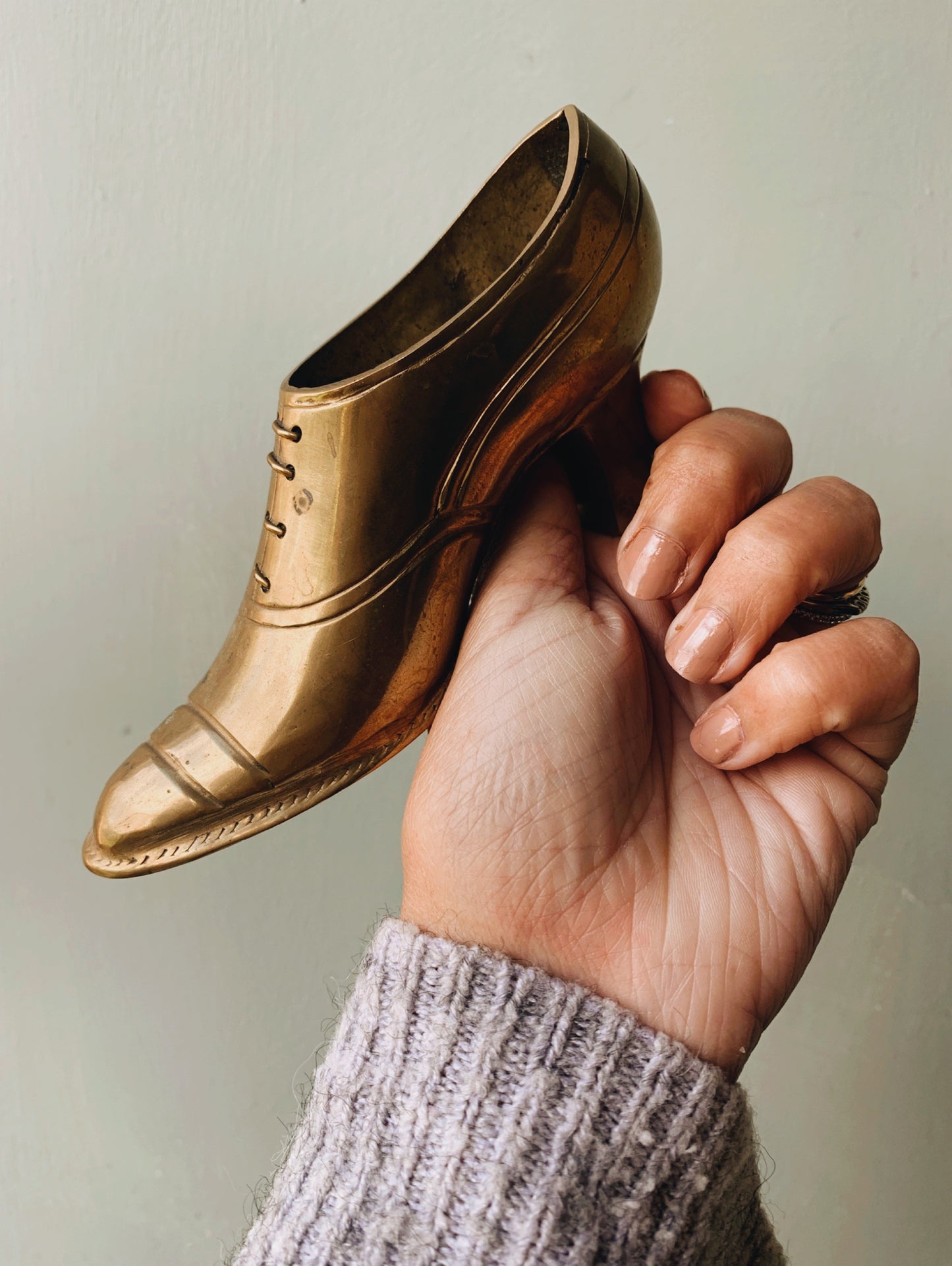 Vintage Brass Shoe