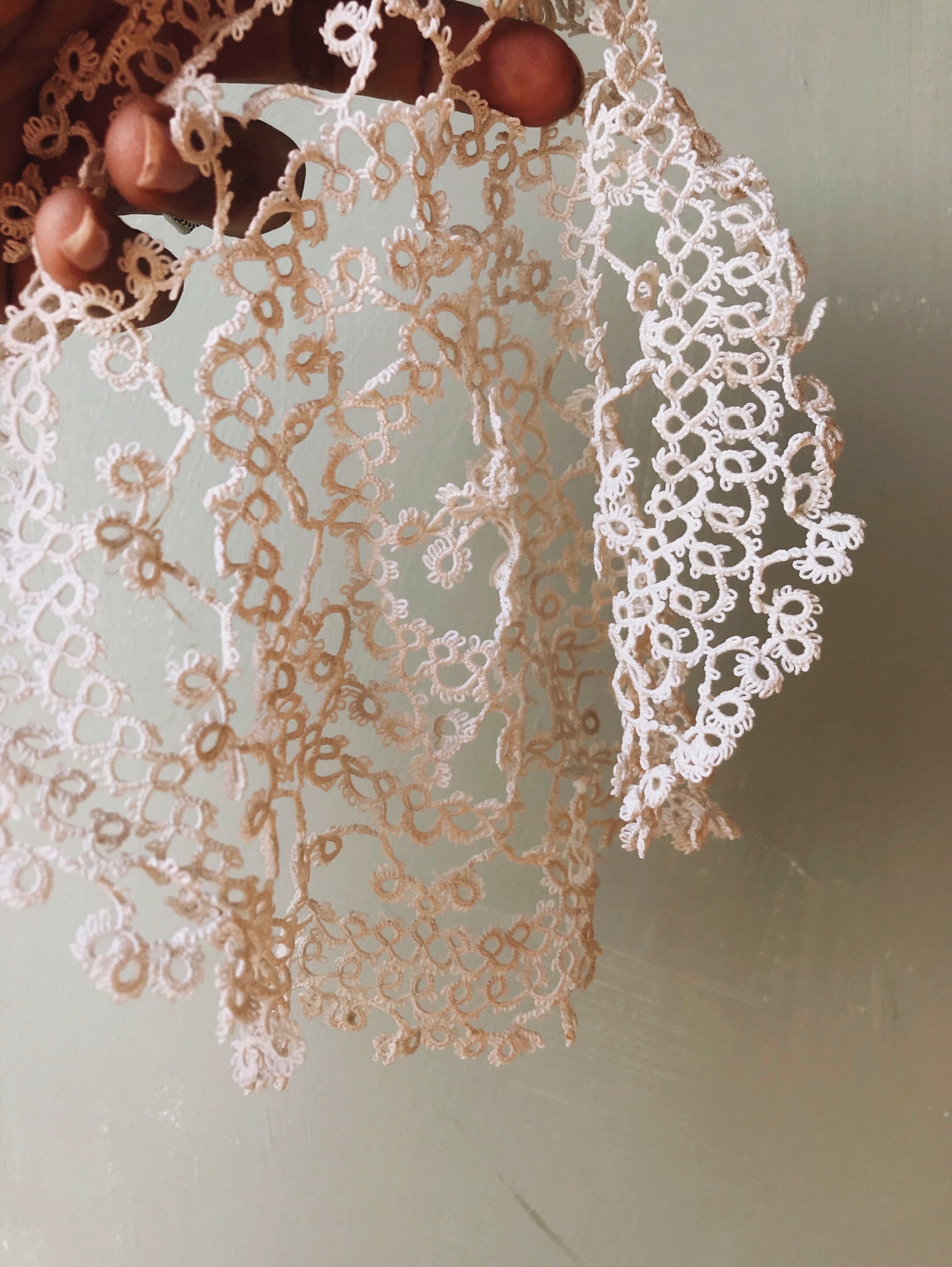 Early 1900’s Tatted Doily - Stone & Sage 
