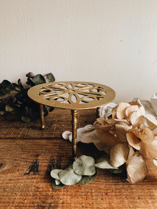 Vintage Brass Trivet