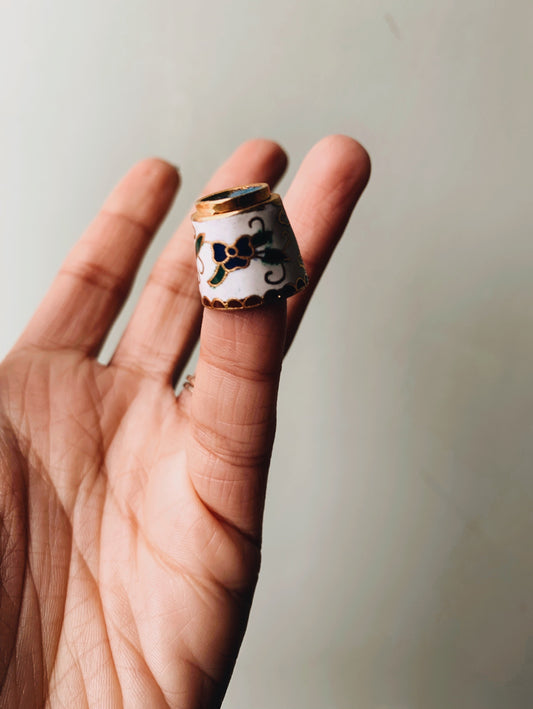 Vintage Brass Decorative Thimble