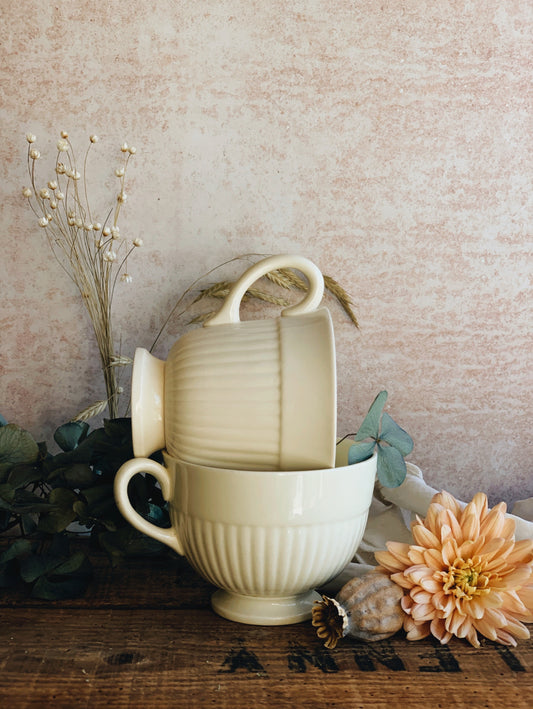 Two Vintage Art Deco Wedgwood Cups